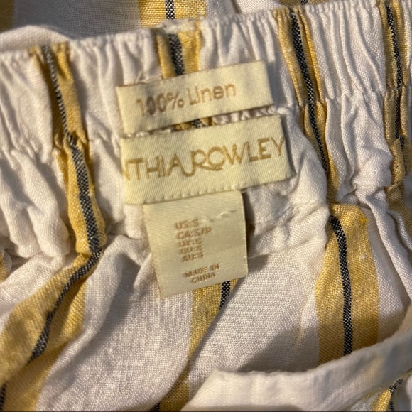 CYNTHIA ROWLEY 100% Linen Button Down Maxi Skirt - Picture 6 of 6